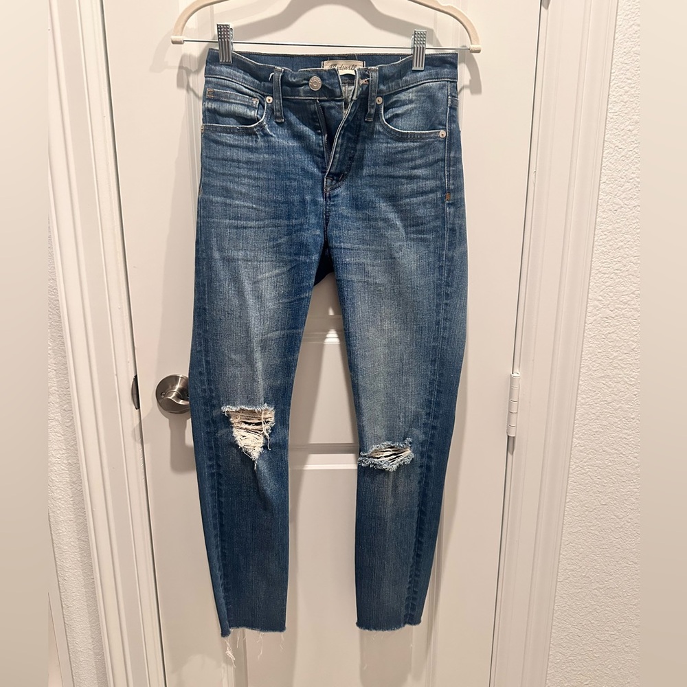 Madewell Blue Ankle Cropped Jeans
